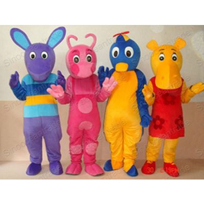 Backyardigans Adult Size Cartoon Mascot Costume Fancy Dress Outfit