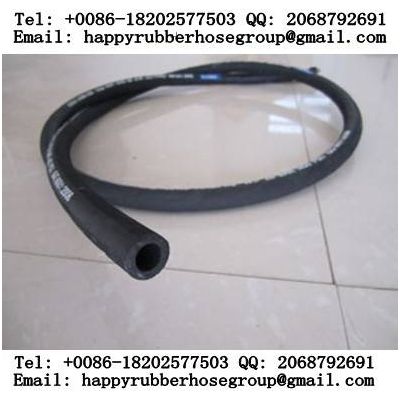 Single Fiber Braided Reinforced Hydraulic Rubber Hose Sae R Happy