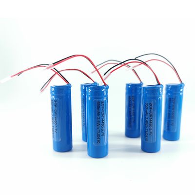 Rechargeable Cylindrical Battery Cell Li Ion Icr V Mah