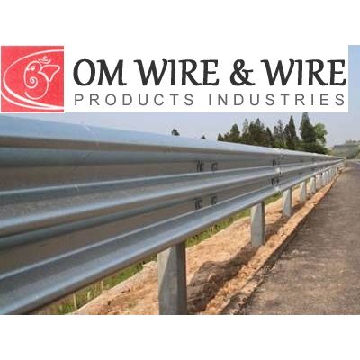 Thrie Beam Highway Crash Barrier Om Wire Wire Products Industries