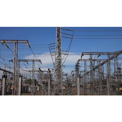 Customized Voltage Kv Kv Substation Lattice Steel Tower And