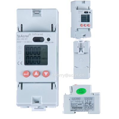 Single Phase Kwh Energy Meter Voltage Current Positive Reverse Active