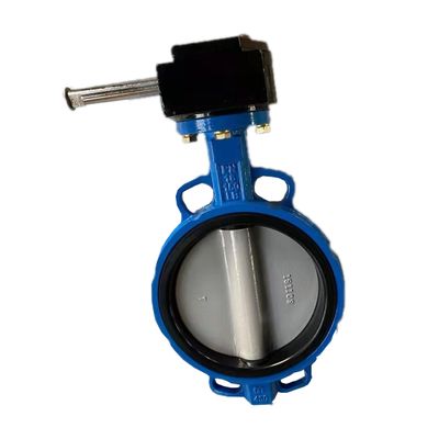 Wafer Butterfly Valve PN16 Cast Iron Lining Rubber CF8 Disc Butterfly