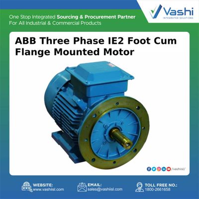 Abb Three Phase Ie Foot Cum Flange Mounted Motor Vashi Integrated