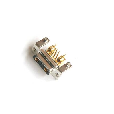 D Sub 7w2 Female 90 Degree High Power Electronic Connector Solder