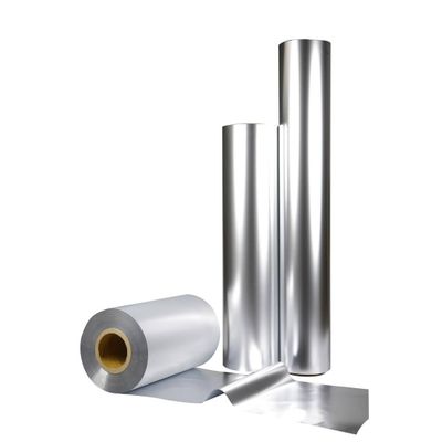 Vacuum Metalized Aluminum Pet Film With Matte Silver Surface Finish