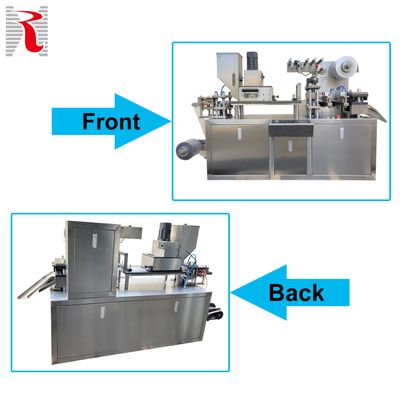 Automatic Flat Plate Alu Pvc Blister Packer Blister Making Tablet