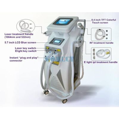 OPT IPL ELIGHT RF ND YAG LASER 4 In 1 Multifunctional Machine GOMECY