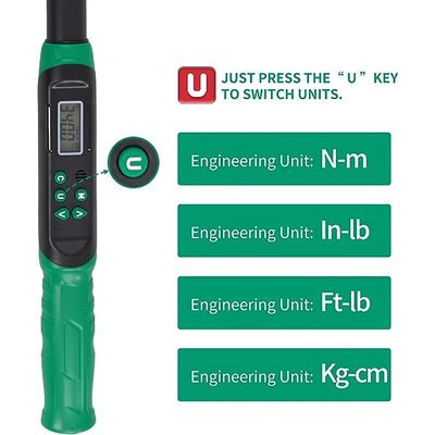 Koeorws Tools Digital Torque Wrench Drive Tooth Torque