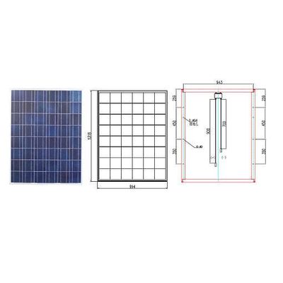 Polycrystalline Solar Panel S 165D MJ Shanghai Co Ltd