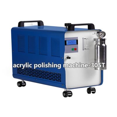 acrylic polishing machine-four operators work simultaneously