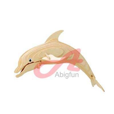 Bottle-Nosed Dolphin woodcraft construction kit