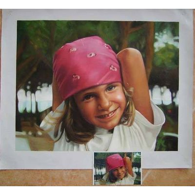 Portrait oil painting with best price