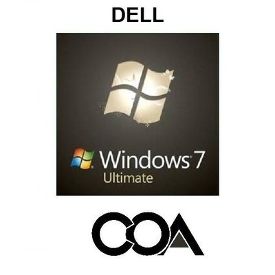Microsoft Windows 7 Ultimate DELL COA Sticker