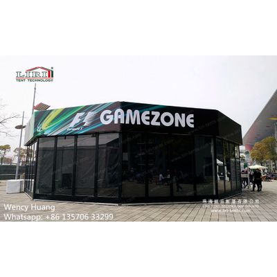 Sell Black Decagonal Event Marquee Tents with Black Frame
