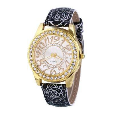 sell fantastic ladies leather watches. round case