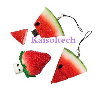 PVC watermelon usb flash drive 8GB 16GB 64GB 128GB usb sticks