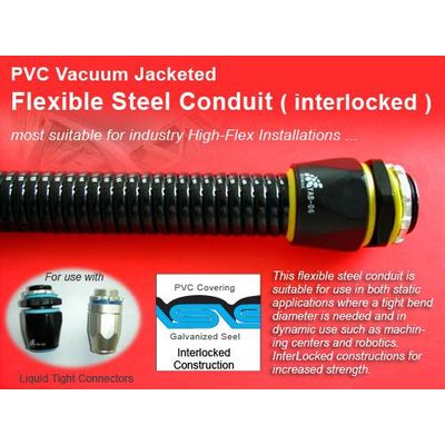 InterLocked PVC Coated Flexible Metal Conduit