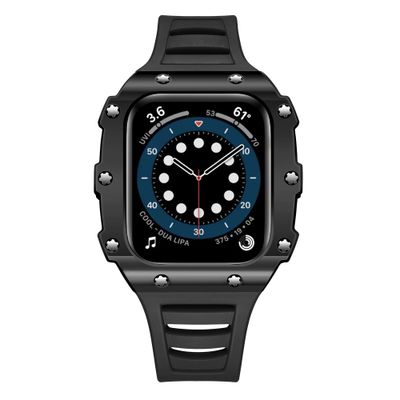 Custom Luxury Watch Protector carbon fiber Case For Apple Watch Series iwatch SE/4/5/6/7