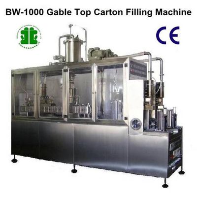 Semi-Auto Gable Top Beverage Filling Machine (BW-1000)