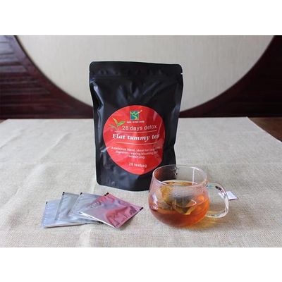 28 days detox flat tummy slimming tea with chinese herbal formula