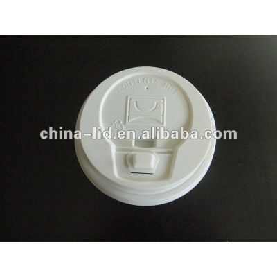 Disposable plastic cup lid
