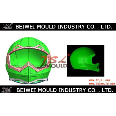 Customized injection plastic motorcycle full face helmet mold half open helmet mold