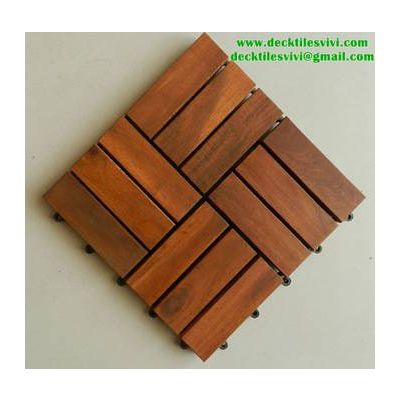 sell Acacia decking tiles 12 slats