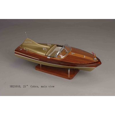 wooden boat model --Cobra