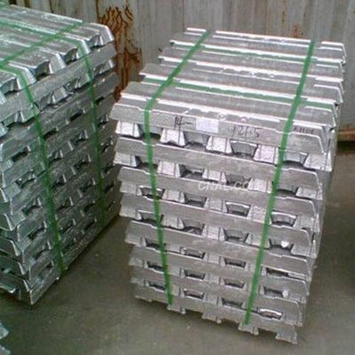 Aluminum Ingots, Copper Ingots, Zinc Ingots, Lead Ingots, Steel Ingots.