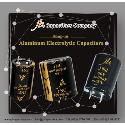 JNJ - 3000H at 105°C, Miniaturized, Long Life Snap in Aluminum Electrolytic Capacitor