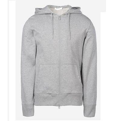 Mens fleece hoodie with full zipper
