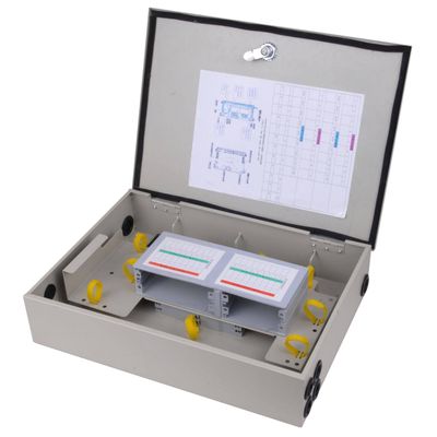 outdoor/indoor FTTH Fiber optic Distribution box 32core Branch Frame Series Metal Material