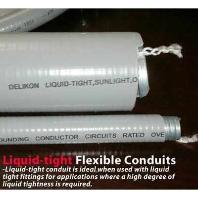 Electric liquidtight flexible steel conduits
