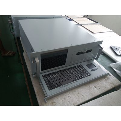 4u Rackmount industrial computer Chassis 8 inch LCD Workstation