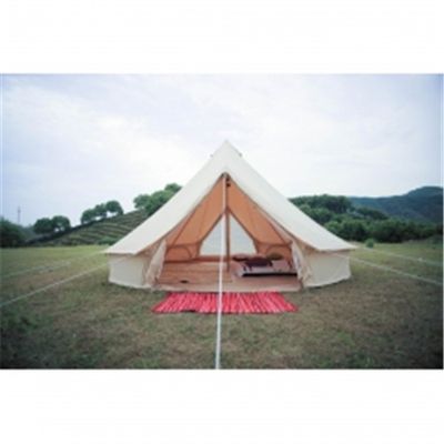 5m Canvas Bell Tent With Double Door  5m Teepee Canvas Tent   Double Door Indian Tent supplier