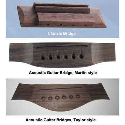 Acoustic and Classic Guitar Bridges