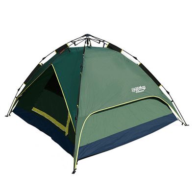 hydraulic aluminium quick camping tent with aluminum coating
