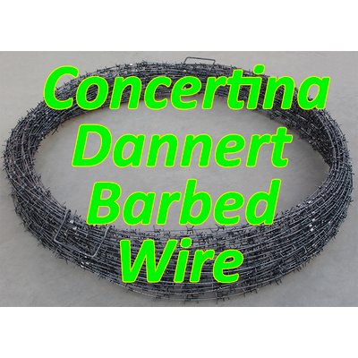 Concertina Dannert Barbed Wire, Concertina Barbed Wire