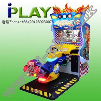 MICHTY MOTO COIN OPERATED GAME MACHINE