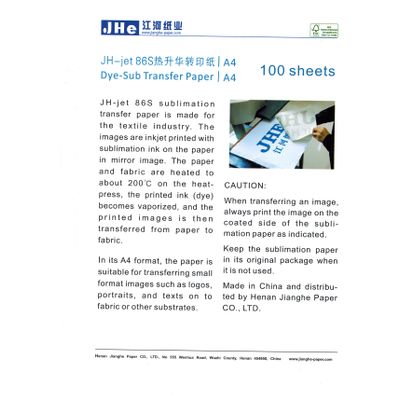 hot transfer paper,sublimation transfer paper