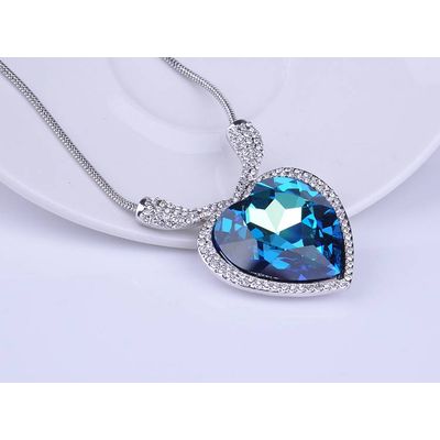 Wholesale Hot Selling Style Titanic Heart Necklace with Austrian Crystal