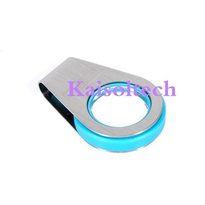 Customized laser engraved logo lighting round acrylic pen drive with LED light for data storage