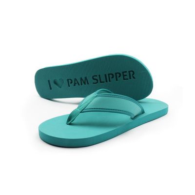 Custom Flip Flops die cut embossed Logo Sole slipper