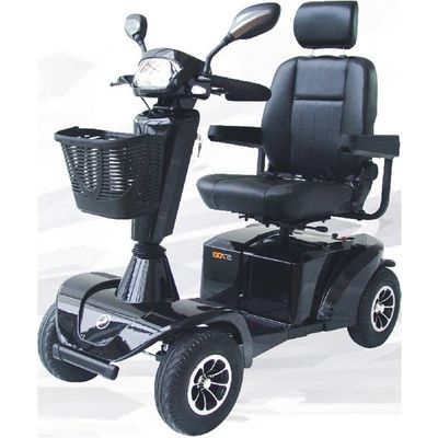 Cheapest Manufactory Middle Size Folding Four Wheel Mobility Scooter with Ring Handlebar