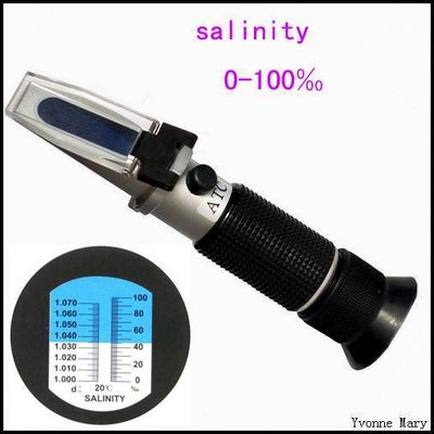 Handheld Refractometer salinity Refractometer used for aquarium 0-10%