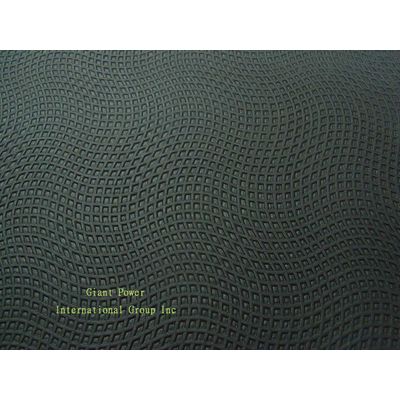 Embossed Eco-friendly PVC Leather Fabric for Gloves/Pad