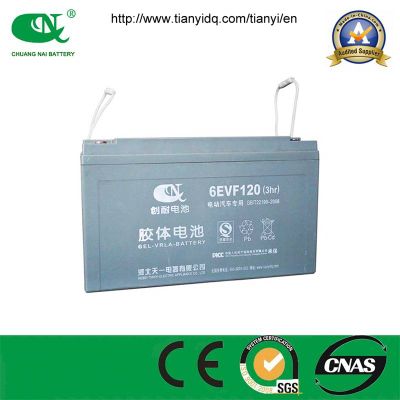 High capacity 12v120ah sealed lead acid battery for sightseeing car