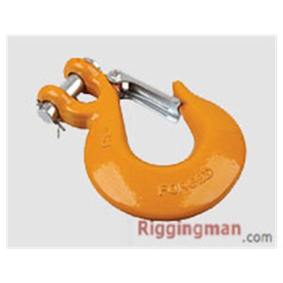 CLEVIS SLIP HOOK WITH LATCH,self colored or zinc plated or color coated