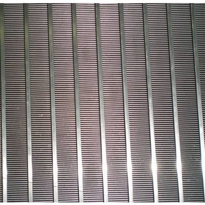 Wedge wire screen panels
